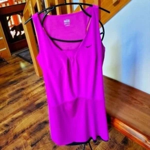 Nike Fit Dry Fuschia Athletic Sleeveless Sz L. Dress - Picture 1 of 10