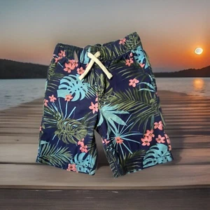 The Children's Place Boy's Shorts Sz 5T Hawaiian Print NWT Front & Back Pockets - Picture 1 of 7