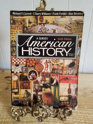 A SURVEY-AMERICAN HISTORY VOLUME I TO 1877.SIXTH EDITION TEXTBOOK PAPERBACK - Image 1 of 4