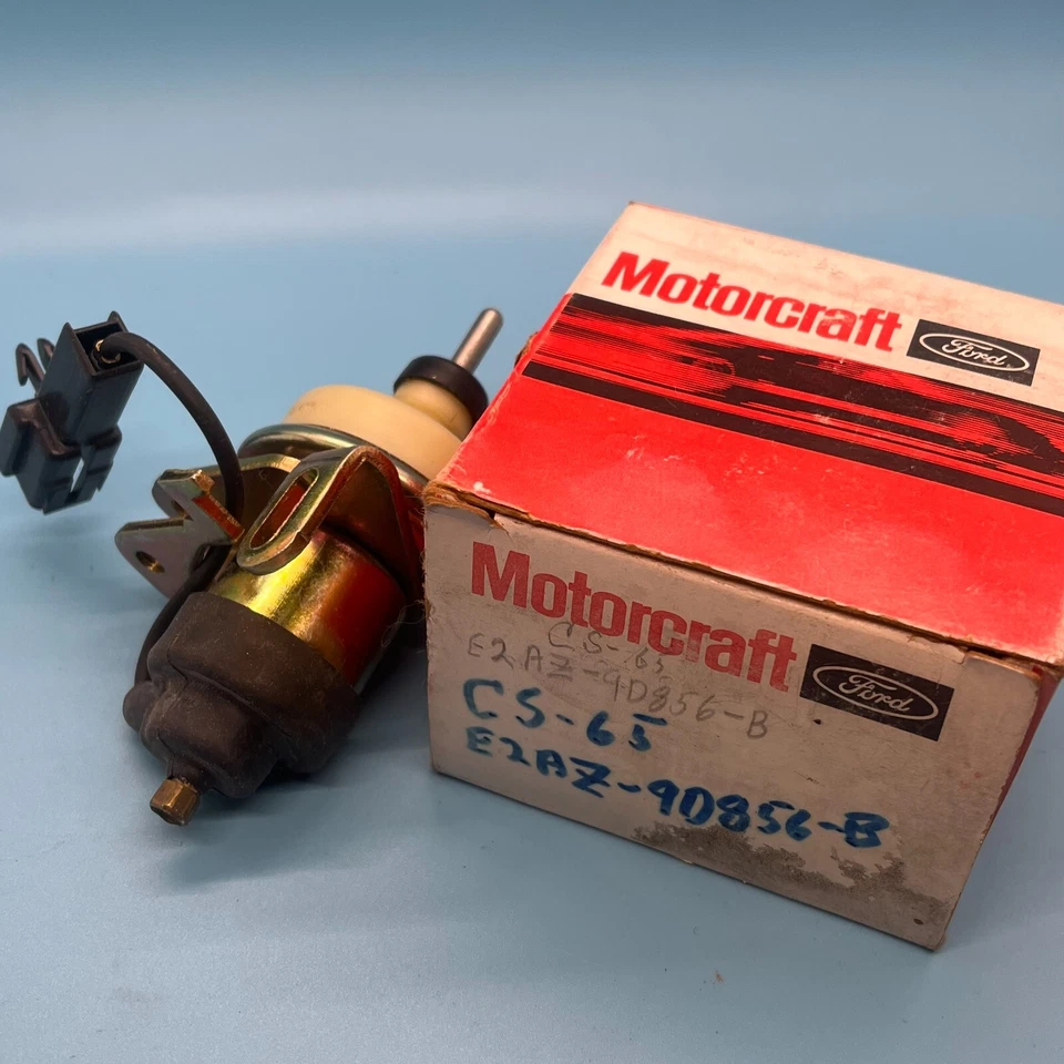 Solenóide Ford Idle Stop OEM novo na caixa para 1980-1985 Bronco 5.0 5.8 E2AZ-9D856-B CS-65 - Imagem 1 de 2