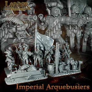 Imperial Arquebusiers x10 - Landor Miniatures - Picture 1 of 3