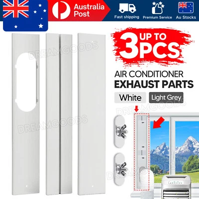 2/3PCS Air Conditioner Window Slide Kit Plate Parts Exhaust Adaptor Hose Duct - image 1 of 4