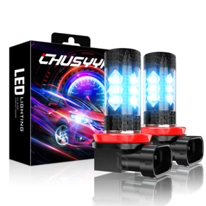 Ice Blue 8000K LED Fog Light Bulb For BMW 320i 328i 335i 525i 528i 535i xDrive - Picture 1 of 7