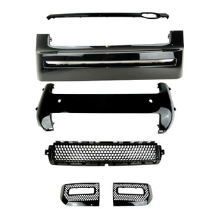 Frontansatz Stoßstange Panels Schwarz Pack Kit passt Neu Defender L663 2020+ Gitter Gitter - Bild 1 von 18