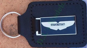 Llavero Aston Martin - insignia montada en un llavero de cuero - Imagen 1 de 1