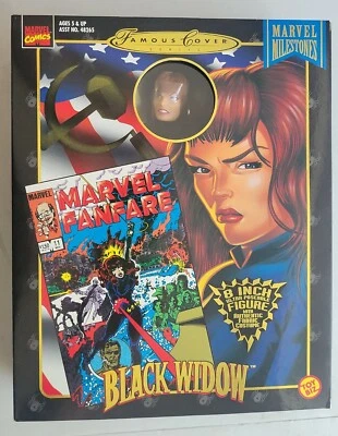 NEW AVENGERS FAMOUS COVER BLACK WIDOW 8" FIGURE TOY BIZ MARVEL COMICS! E42 - Image 1 of 4