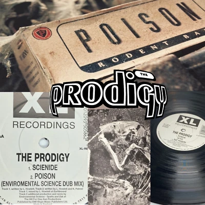 SEE VIDEO: The Prodigy - Poison - Used Vinyl Record 12 - B4593A Foto 1 de 4