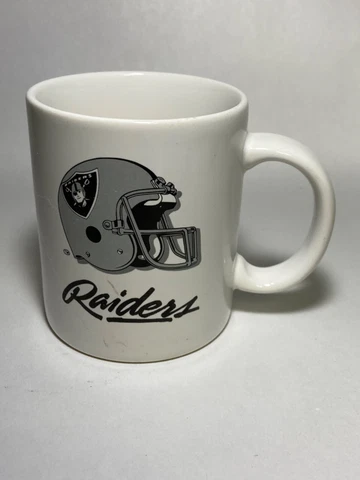 NFL Vintage Los Angeles Raiders Ceramic Mug Rare Las Vegas Cover