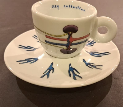 Taza y platillo espresso (taza 2) iIlly Art Collection -Atelier Van Lieshout -2005 Foto 1 de 4