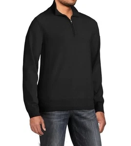 Apt 9 Merino Wool Blend Sweater Mens XLT Charcoal Gray Quiet Luxury Finance Bro - Picture 1 of 8