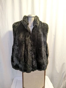 Coaco New York Wendeweste Jacke schwarz Kunstfell Unisex Größe XL - Bild 1 von 8