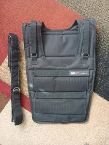 MIR Pro Weighted Adjustable Vest No Weights Reflective Back Strip - Picture 1 of 17