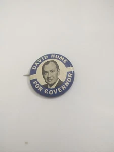 Pin Campaña del Gobernador David Hume Usado Envío Gratis - Imagen 1 de 5