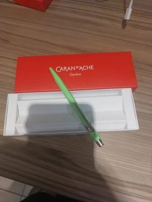 Caran D'Ache Lime Green Ballpen 849 - Image 1 of 4