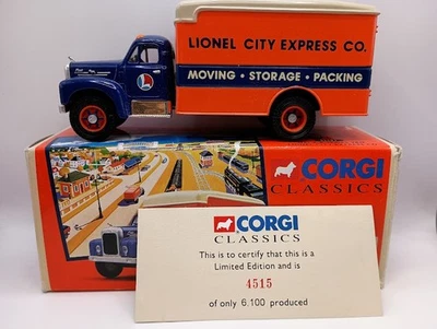 CORGI LIONEL CITY EXPRESS 移动存储包装 MACK B VAN 限量版 — 第 1/4 张图片