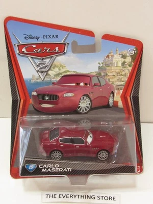 CARROS DISNEY PIXAR 2 CARLO MASERATI NUEVOS ENVÍO GRATUITO Foto 1 de 2
