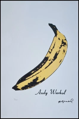 ANDY WARHOL * Banana * 57 x 38 cm * signed lithograph * limited # 12/100 - Bild 1 von 4