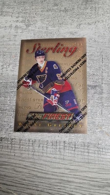 1995-96 Topps Finest Sterling Wayne Gretzky #180 SP paralelo Foto 1 de 2