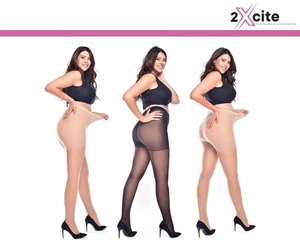 MEDIAS ESPECIALIZADAS PAMELA MANN MAXI CURVILÍNEAS COSTURAS ELÁSTICAS TALLA GRANDE HASTA 5XL - Imagen 1 de 9