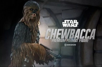 Estátua exclusiva formato premium Sideshow Star Wars Chewbacca #652/1000 - Imagem 1 de 4