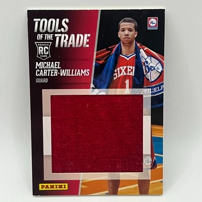2014 Panini Día del Padre Herramientas del Comercio Michael Carter-Williams RC #MCW PHI Foto 1 de 2