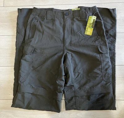 Boy Scouts Green Switchback Uniform Pant Convertible Cargo Size S 38" Unhemmed - Image 1 of 4