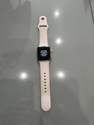 Used Apple Watch Series 3 38 MM LTE Rose Gold W/ Original Sports Band - Image 1 of 4