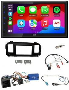 JVC Bluetooth USB Lenkrad 2DIN DAB Autoradio für Citroen Spacetourer Jumpy ohne - Bild 1 von 12