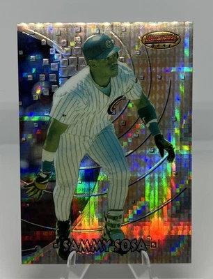 SAMMY SOSA REFRACTOR ATÓMICO 1997 BOWMAN’S BEST #83 RARO SSP Bowman CUBS Foto 1 de 3