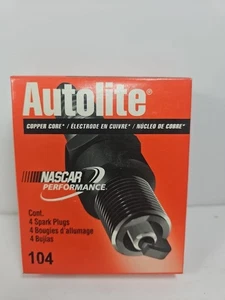 Spark Plug-Copper Resistor Autolite 104 - Picture 1 of 3