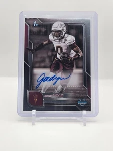Jordyn Tyson 2025 Bowman Chrome U Autograph #BCA-JTY, ASU - Picture 1 of 2