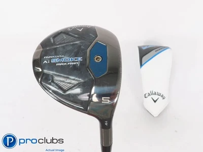 Nice Callaway Ai Smoke MAX FAST 19* 5 WOOD w/HC Accra GX 150 Senior Flex 448930 - Image 1 of 4