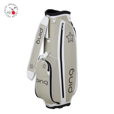 Ping Golf Ladies Casual Cart Bag 8.5 × 47" 5-way Divider Lightweight 2025 Beige - Image 1 of 4