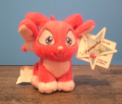 Llavero Clip Peluche Neopets Rosa Acara  Foto 1 de 4