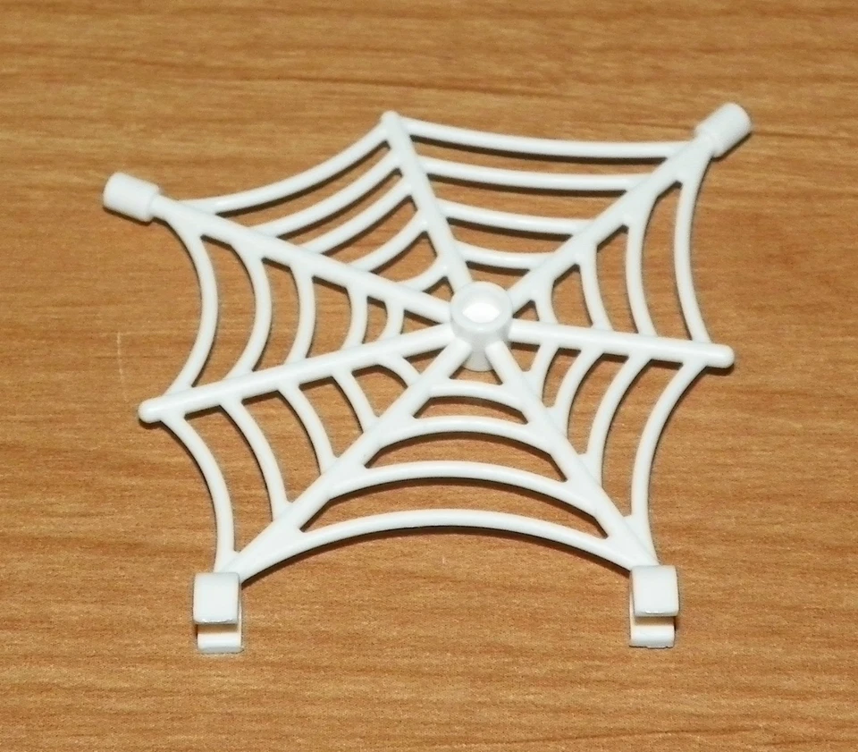 LEGO - Spider-Man - Spider Web with two Clips - White - Image 1 of 1