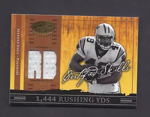 Stephen Davis Panthers 2004 Certified Certified Skills Game Used Jersey 10/75 - Bild 1 von 1