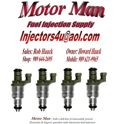 Motor Man OEM Siemens Fuel Injector Set 12565474 2001 Saturn LS1 LW1 2.2L L61 - Image 1 of 2