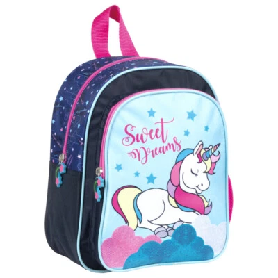 PONY PFERD EINHORN Horses RUCKSACK TASCHE KINDERGARTEN Unicorn Türkis