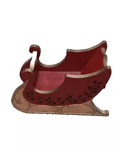 Trineo de madera Santas de colección - Imagen 1 de 8