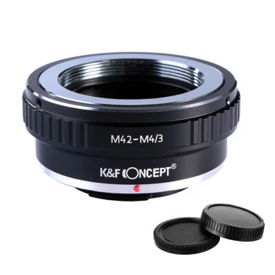 K&F Concept adapter for M42 mount lens to Micro 4/3 M4/3 Mount G3 GH2 GH1 - Image 1 of 4