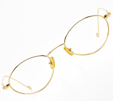 occhiali JEAN LAFONT Paris montatura MARIA oro ovale frame vintage 1990s👓Donna