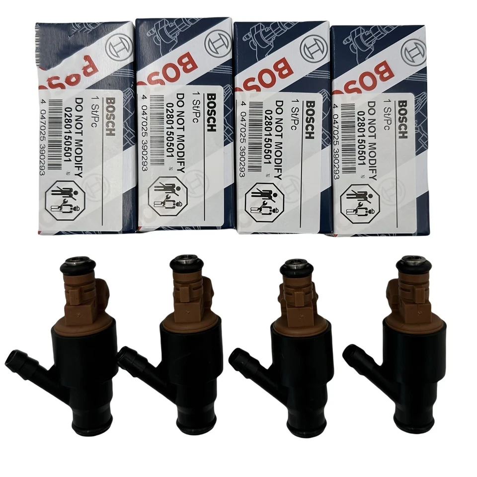 4x Fuel Injectors 0280150501 Fit for BMW 318i 318ti 318is Z3 l4  Bosch 1994-1999 - Изображение 1 из 4