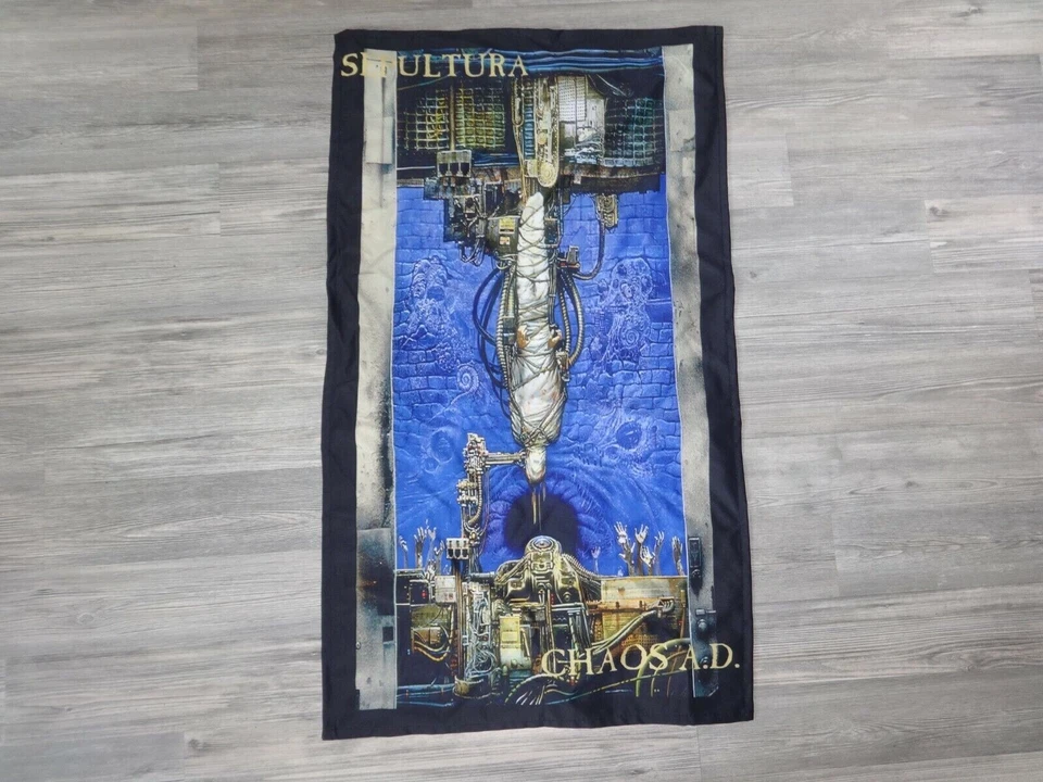 Sepultura Posterflagge Fahne Flag Flagge Death Metal Thrash Metal Fear Factory 6 - Bild 1 von 1