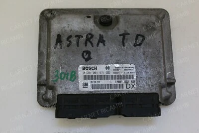 0281001971 CENTRALINA MOTORE OPEL ASTRA G 2.0 D 74 KW GM 09180353 BOSCH EDC15M1 - Immagine 1 di 4