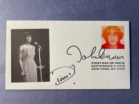 SIGNED DIIONNE WARWICK FDC AUTOGRAPHED FIRST DAY COVER Cover