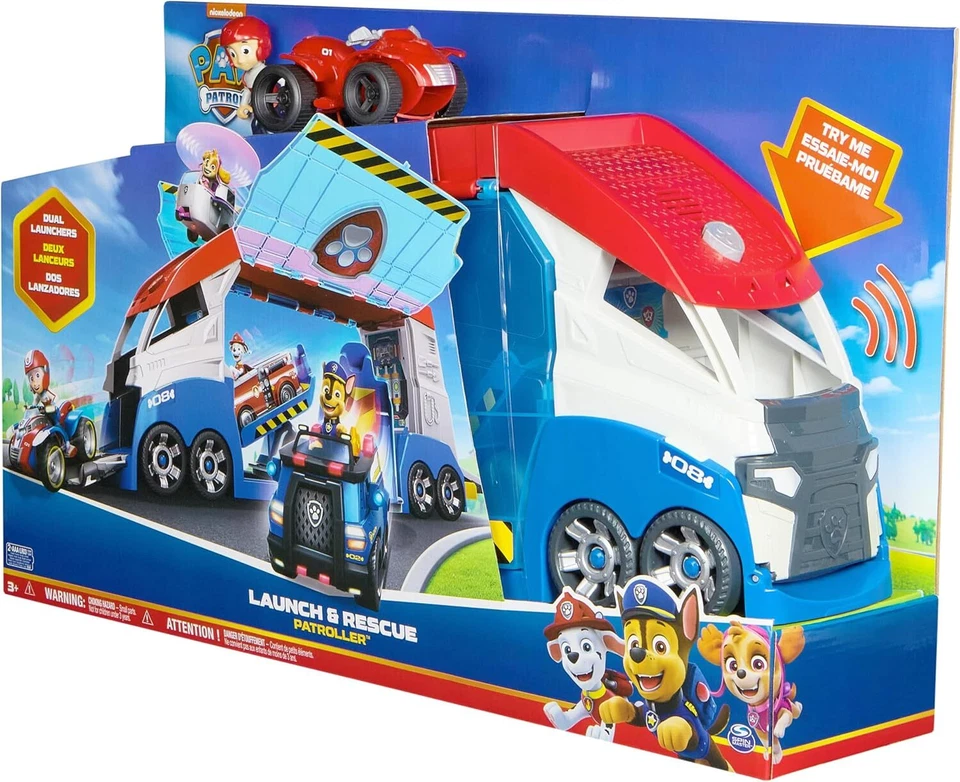 NUOVO Paw Patrol PAW Patroller incl. lanciaveicolo e RYDER - Immagine 1 di 1