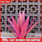 Iron Yard Art Plant Statue Agave Yard Decorations Stakes Home Decor (pink 27CM)