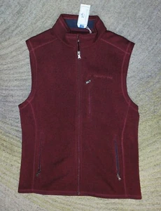 Southern Tide Men's Samson Peak Black Cherry Sweater Fleece Vest - Size S - NWT - Picture 1 of 4