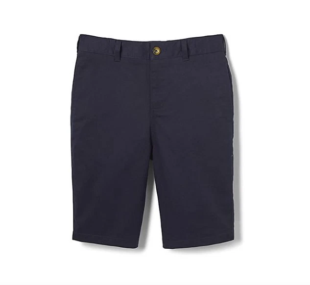 FRENCH TOAST Boys (2 PR) School Uniform Flt Frnt Adj Wst Nvy Blue SHORTS 16H NWT - Image 1 of 1