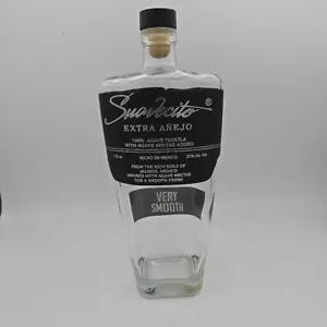 SUAVECITO EXTRA ANEJO MEXICO 100% AGAVE TEQUILA EMPTY BOTTLE UNRINSED 750ML - Picture 1 of 6